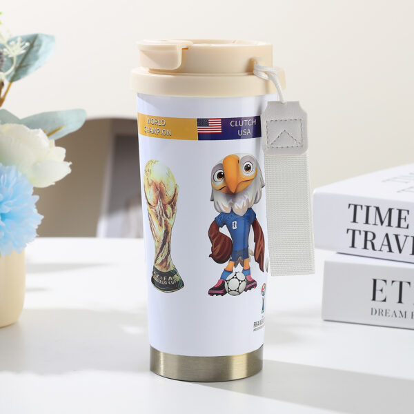 🏆 Vaso Térmico Mundialista Personalizable – Acero Inoxidable 304