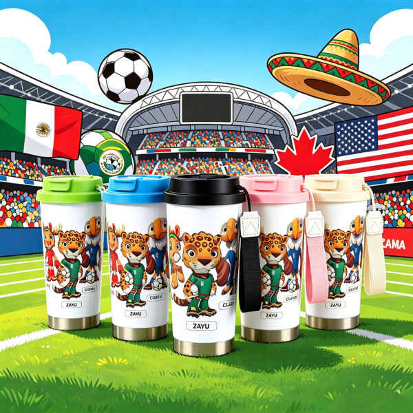🏆 Vaso Térmico Mundialista Personalizable – Acero Inoxidable 304