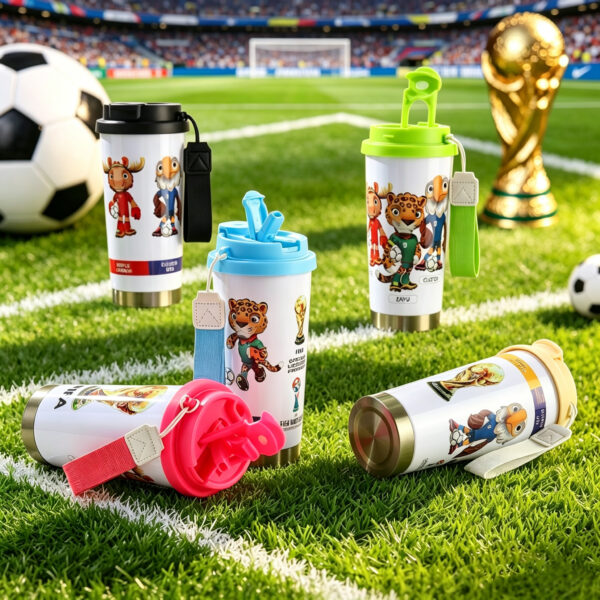 🏆 Vaso Térmico Mundialista Personalizable – Acero Inoxidable 304