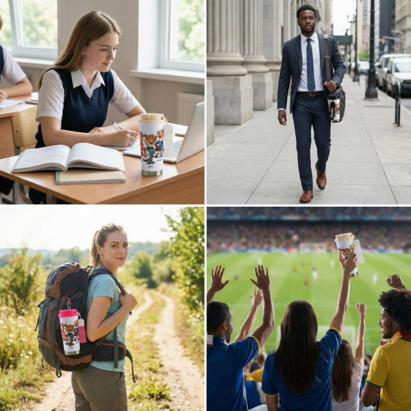 🏆 Vaso Térmico Mundialista Personalizable – Acero Inoxidable 304