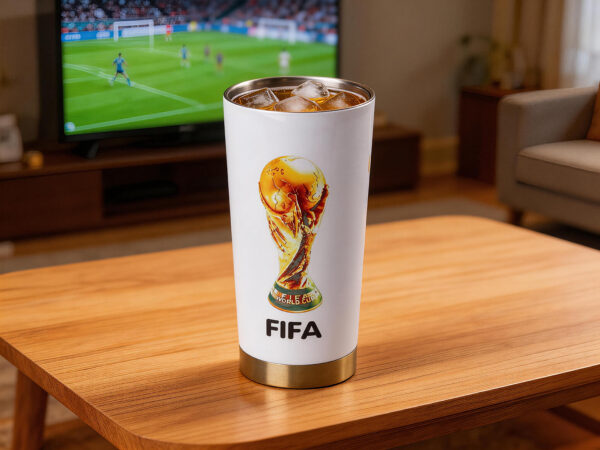 🏆 Vaso Térmico Mundialista Personalizable – Acero Inoxidable 304