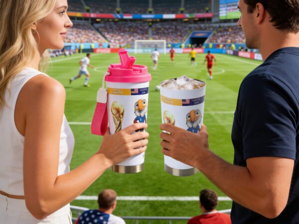 🏆 Vaso Térmico Mundialista Personalizable – Acero Inoxidable 304