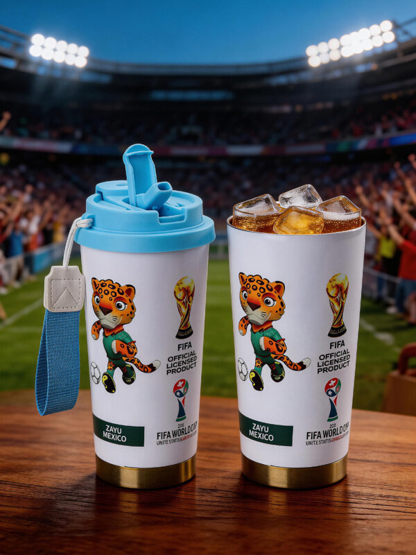 🏆 Vaso Térmico Mundialista Personalizable – Acero Inoxidable 304