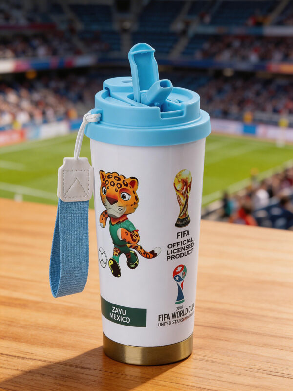 🏆 Vaso Térmico Mundialista Personalizable – Acero Inoxidable 304